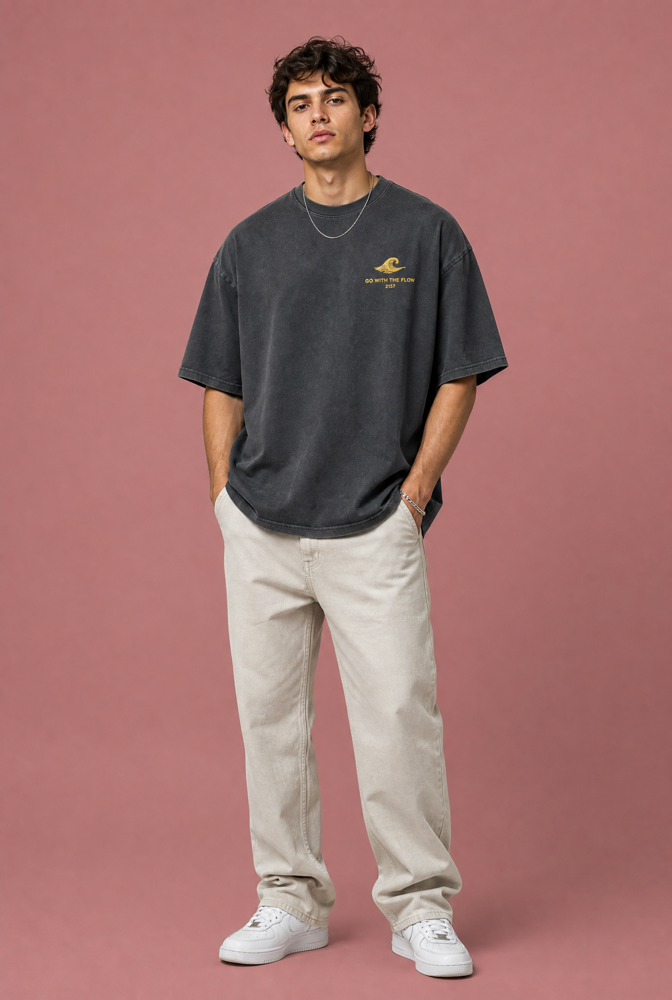GO WITH THE FLOW TEE