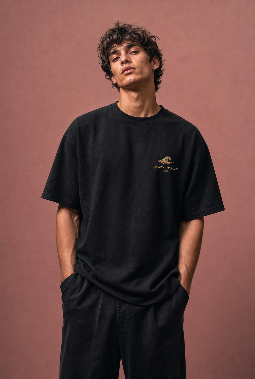 GO WITH THE FLOW TEE