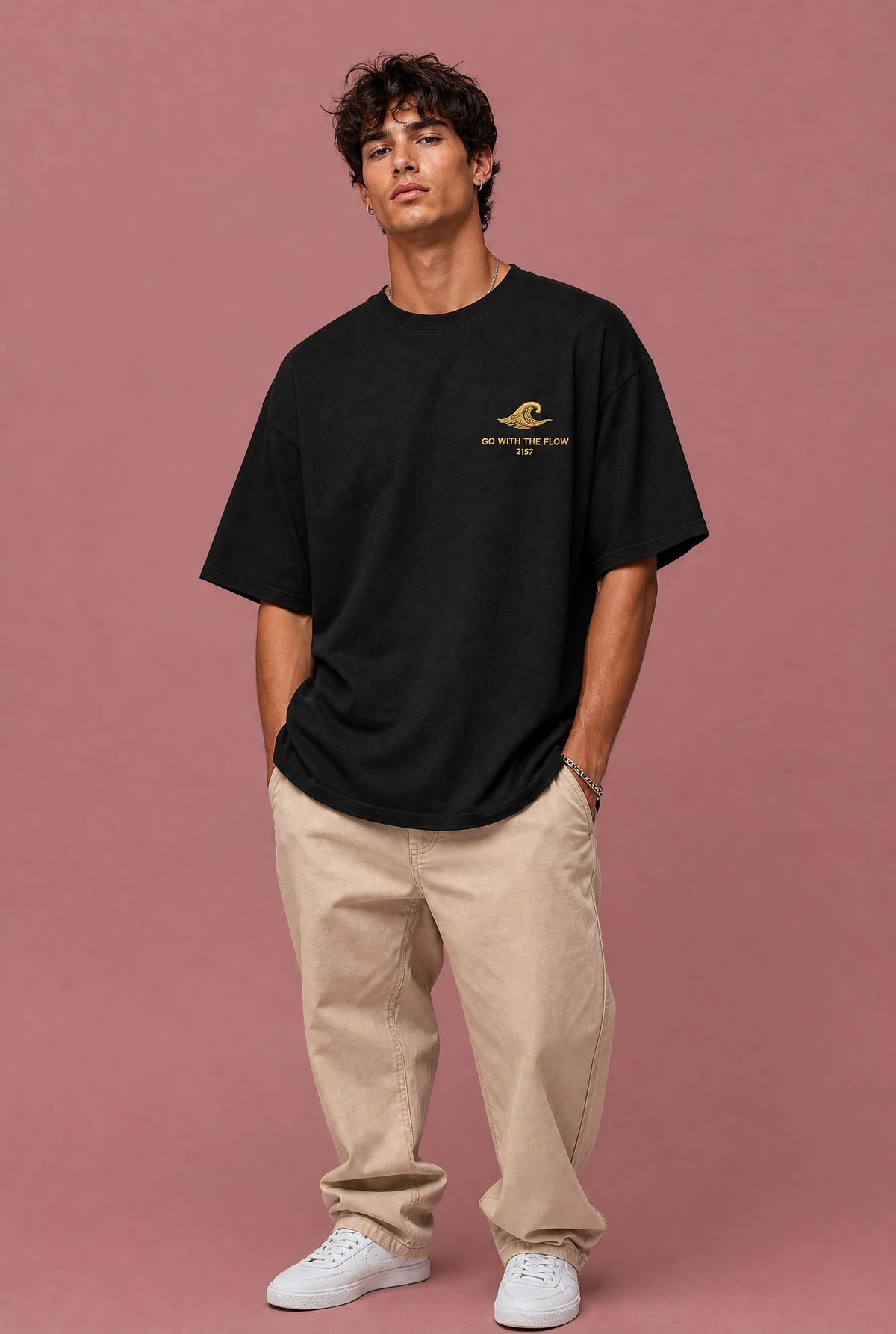 GO WITH THE FLOW TEE